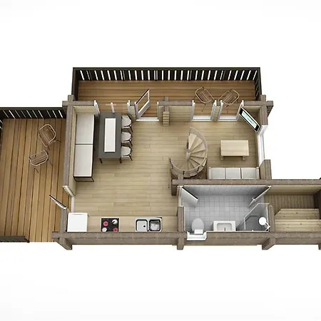 Mosetertoppen Panorama Anneks 1b شقة *